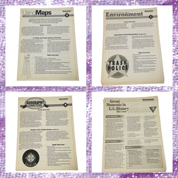 Vintage Weekly Reader Summer Superskills Reading Kit - Picture 13 of 16